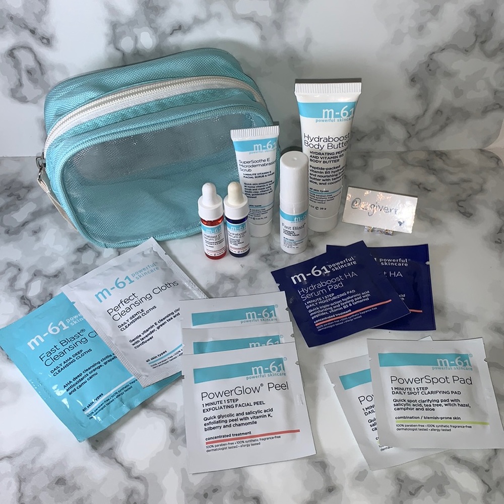 M-61 Essentials Kit with Mesh Beauty Bag